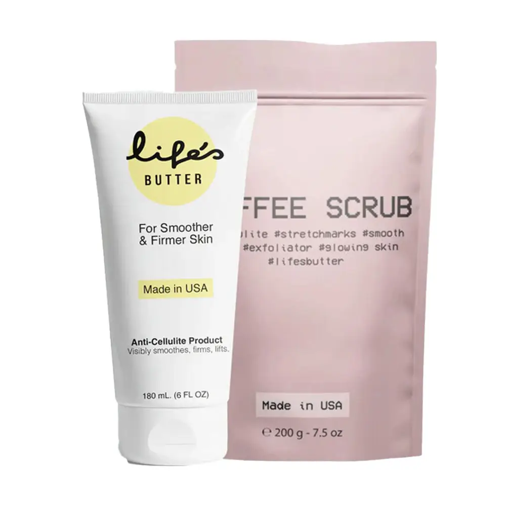 Anti-Cellulite Cream + Scrub | The Two-Step Skincare Routine